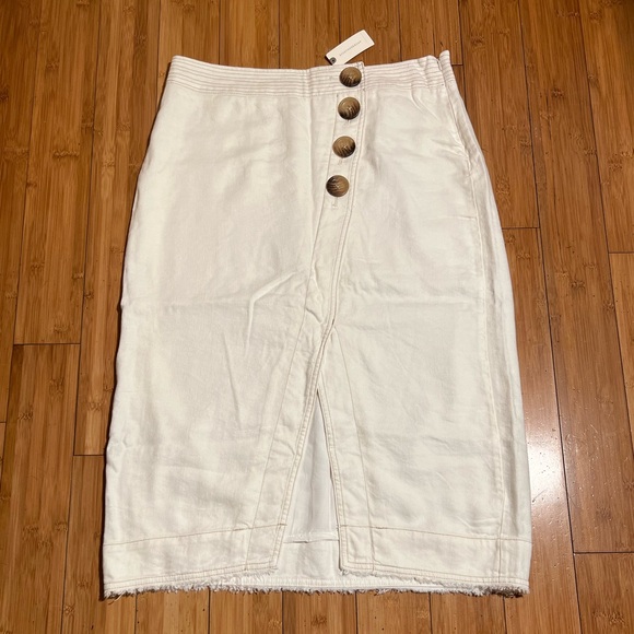 NWT Anthropologie Maeve Springtime Wrap Skirt Size 14 - Picture 4 of 16